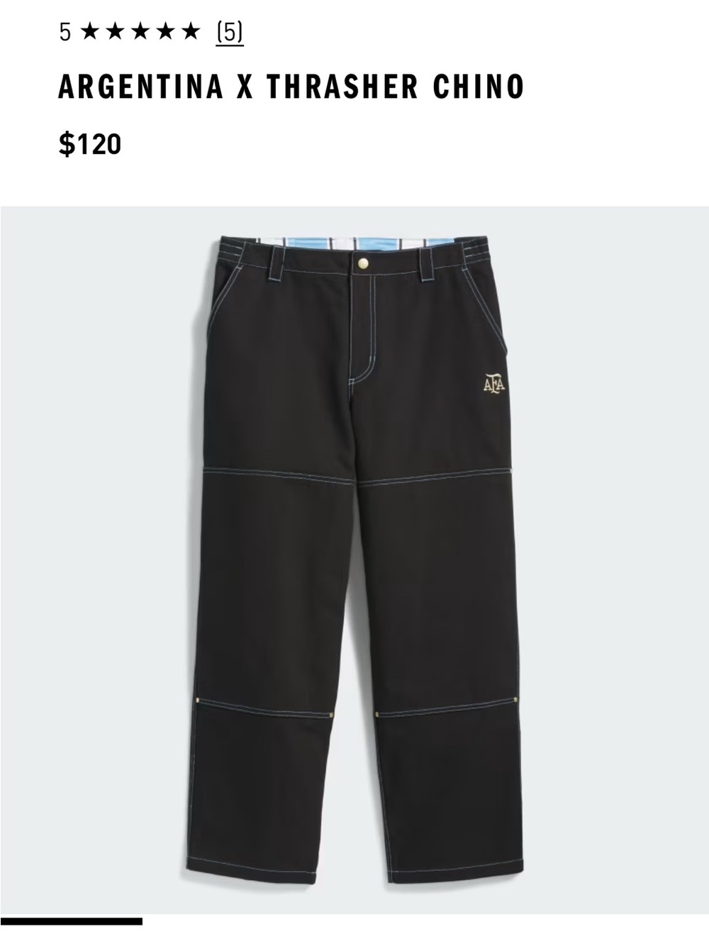 ARGENTINA X THRASHER CHINO